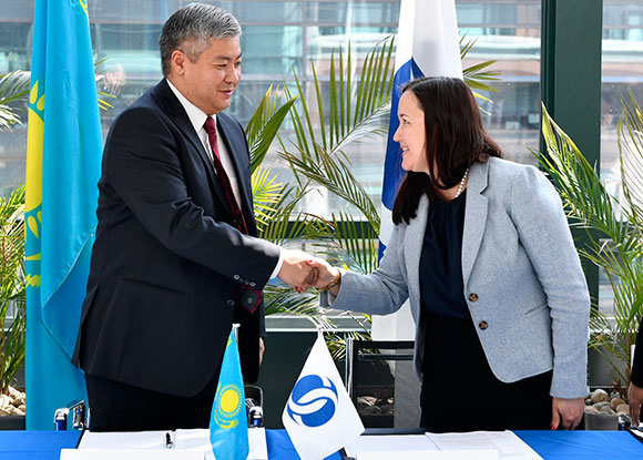 The European Bank for Reconstruction and Development (EBRD) and Burnoye Solar-2 sign term sheet in London to finance project covering electricity deficit in Kazakhstan's Zhambyl region