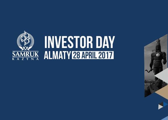 Samruk-Kazyna holds Investor day in Almaty on 28 April 2017