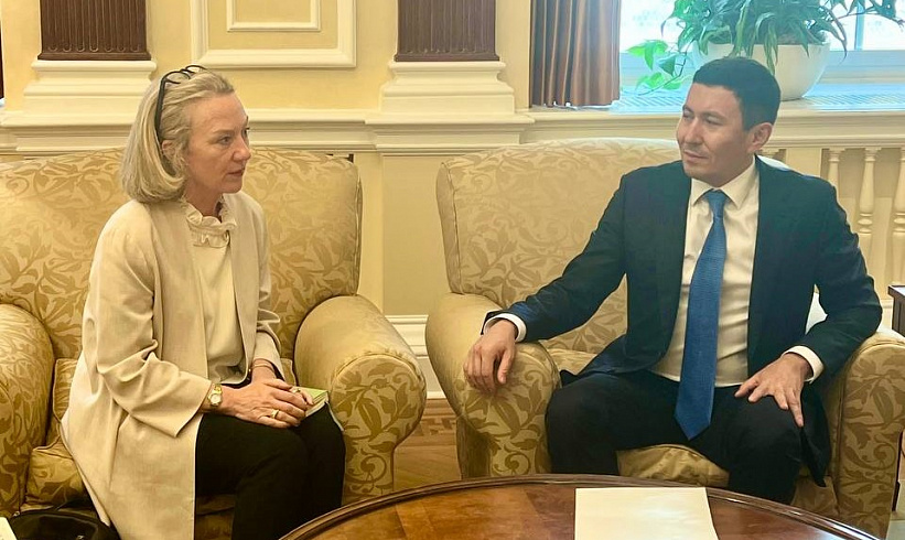 Nurlan Zhakupov, the Chairman of the Management Board of Samruk-Kazyna JSC to Meet with Alice Wells, Senior Advisor for International Cooperation at Exxon Mobil.