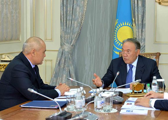 Head of State receives a report on activities of “Samruk-Kazyna” JSC from its CEO