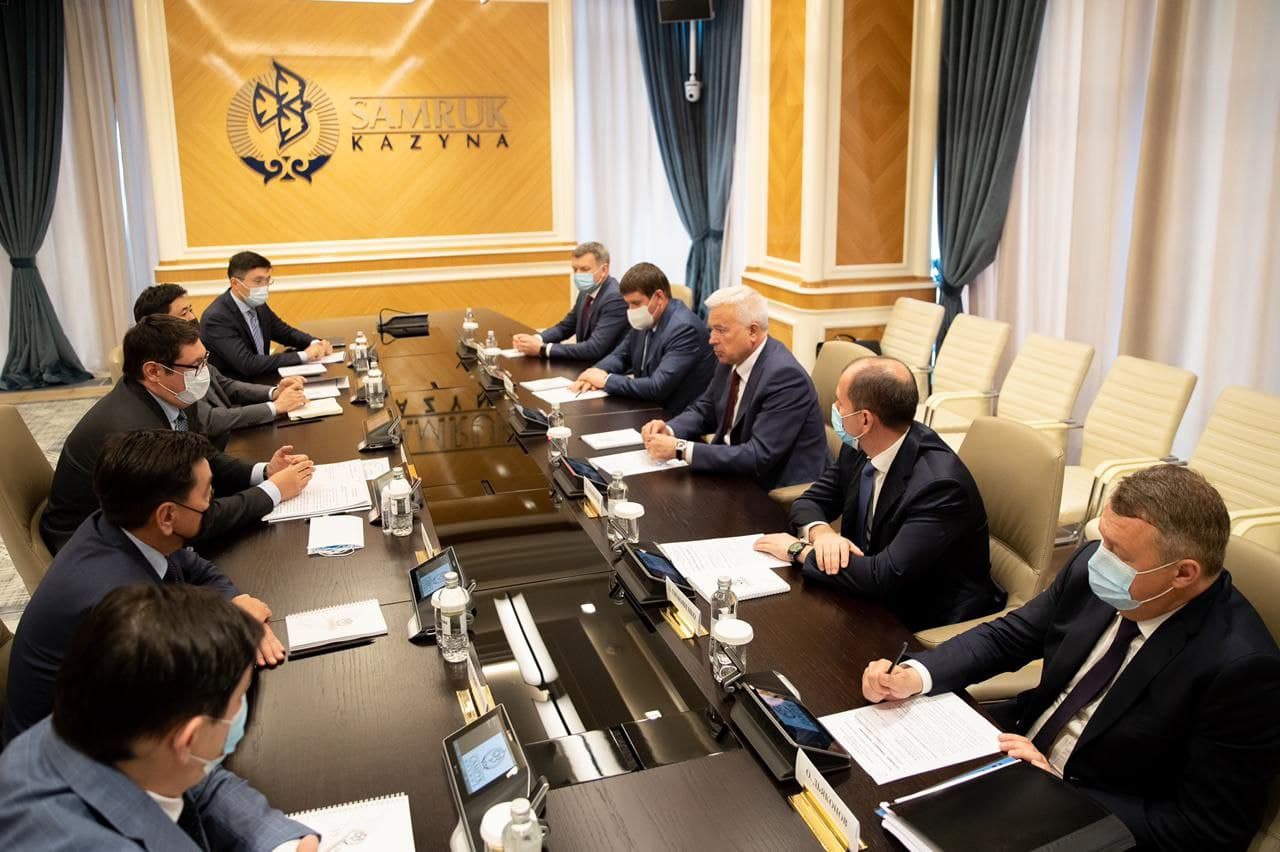Руководители «Самрук-Қазына» и «ЛУКОЙЛ» обсудили сотрудничество в нефтегазовой отрасли