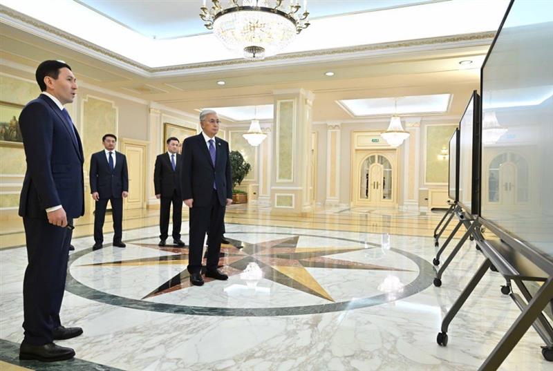 Председатель правления «Самрук-Қазына» Нурлан Жакупов представил президенту Касым-Жомарту Токаеву результаты внедрения искусственного интеллекта в группе