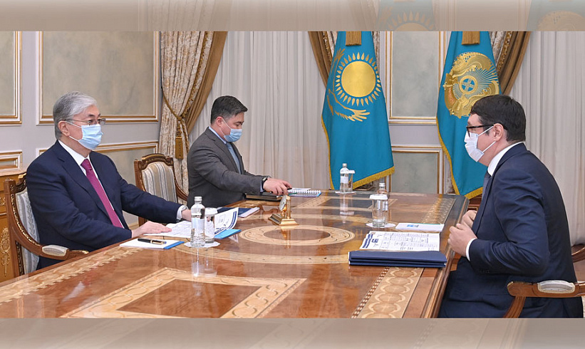 The Head of State to Have Received Almassadam Satkaliyev, the CEO of Samruk-Kazyna JSC 