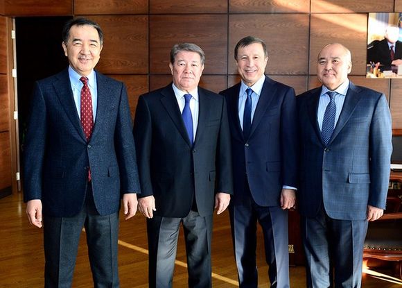 Bakytzhan Sagintayev and Adilbek Dzhaksybekov presented new chairman of the board of SWF 