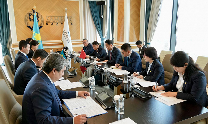 Nurlan Zhakupov, the Chairman of the Management Board of Samruk-Kazyna JSC to Meet with the Chairman of the Management Board of China Energy International Group Lyu Ze Xiang.