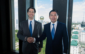 CEO of Samruk-Kazyna Nurlan Zhakupov met with Ben Black, Chief Executive Officer of DFC
