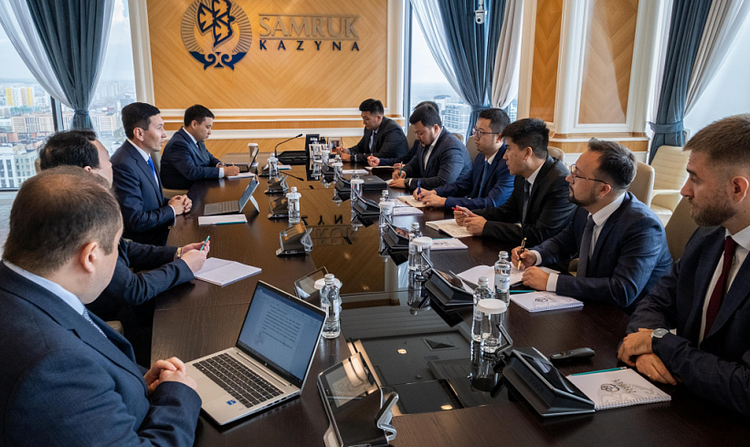 Глава «Самрук-Қазына» Нурлан Жакупов провел встречу с гендиректором Huawei Technologies Kazakhstan Сун Ясюй