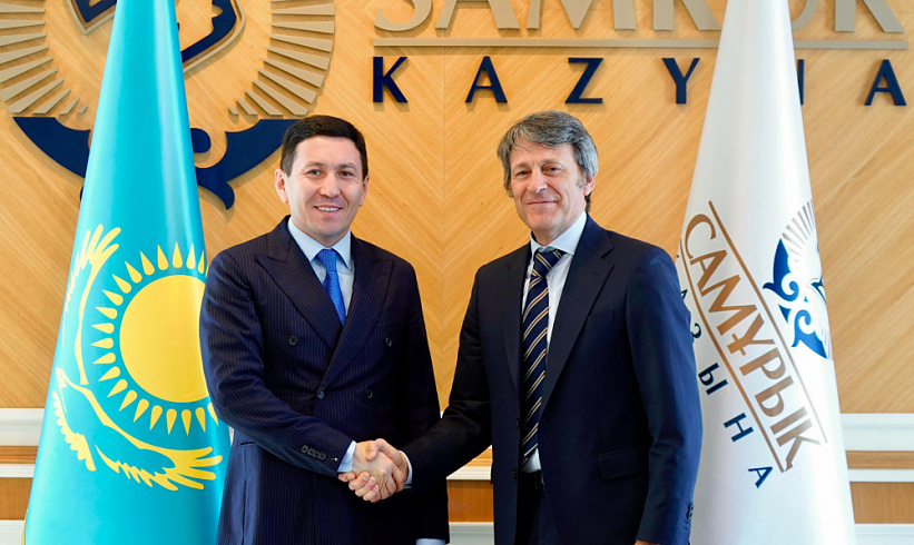 Сегодня в АО «Самрук-Қазына» прошла встреча главы фонда Нурлана Жакупова с руководством итальянской Eni.