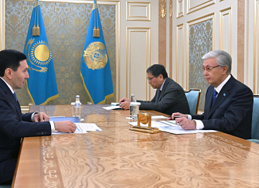 Глава государства принял председателя правления АО «Самрук-Қазына» Нурлана Жакупова