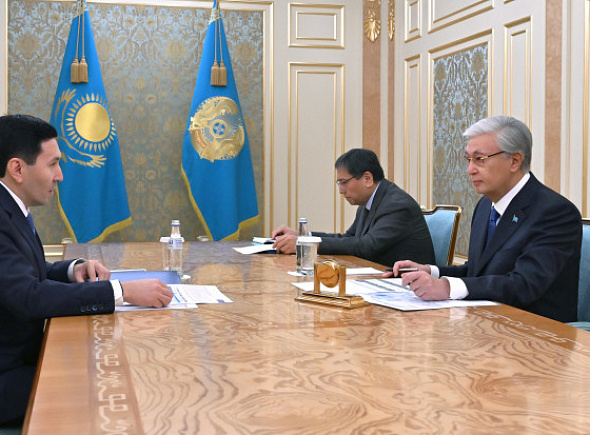 Глава государства принял председателя правления АО «Самрук-Қазына» Нурлана Жакупова