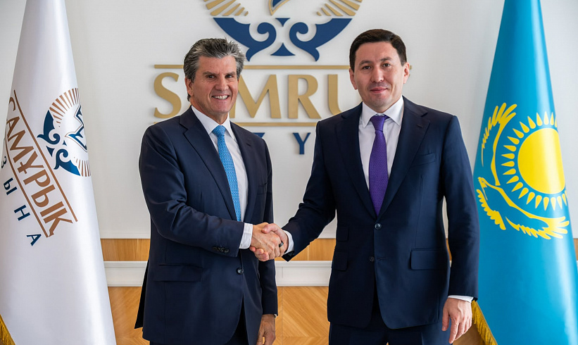 Chairman of the Management Board of Samruk-Kazyna JSC Nurlan Zhakupov met with William Ford, Chairman and Chief Executive Officer of General Atlantic