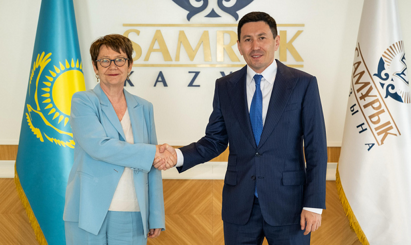 The Head of Samruk-Kazyna, Nurlan Zhakupov, to Discuss the Prospects for Further Cooperation with Ms. Odile Renaud-Basso, President of the EBRD
