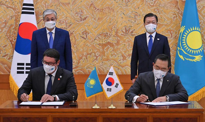Samruk-Kazyna and the Korean Association of International Trade Had Signed a Memorandum on Cooperation