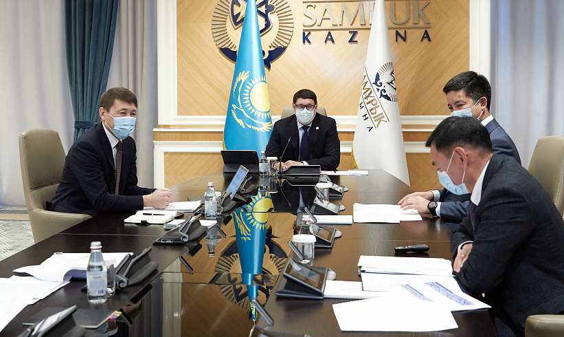 On December 28, 2021, a reporting meeting of the Nur Otan Primary Party Organization of Samruk-Kazyna JSC was held in Nur-Sultan. 