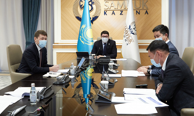 On December 28, 2021, a reporting meeting of the Nur Otan Primary Party Organization of Samruk-Kazyna JSC was held in Nur-Sultan. 