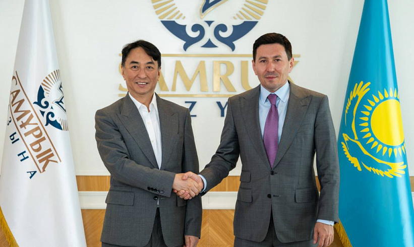 Nurlan Zhakupov, Chairman of the Management Board of Samruk-Kazyna JSC, met with Dr. Peter Lee, Chief Executive Officer of Full Vision Capital