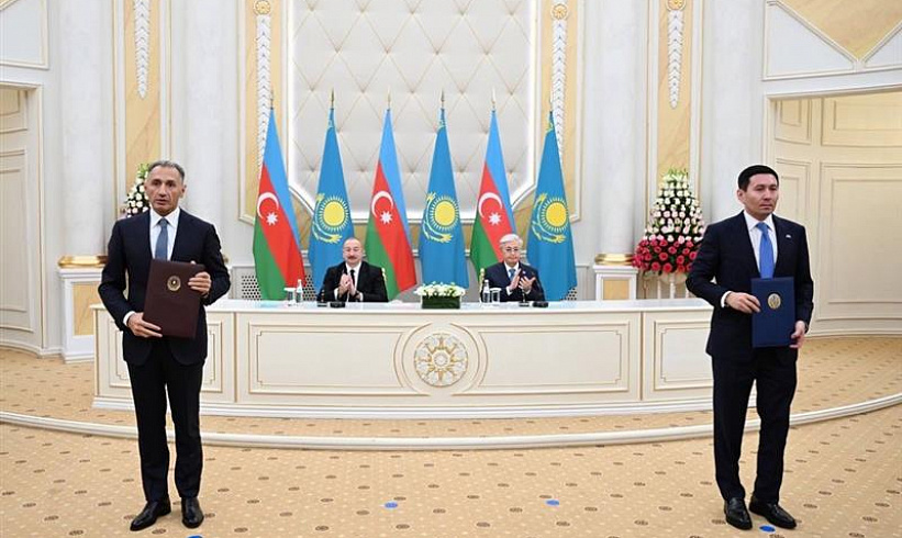 Samruk-Kazyna and AZCON to Join Forces to Develop the Middle Corridor