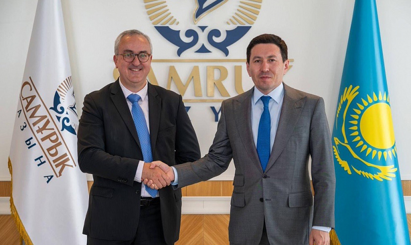 Chairman of the Management Board of Samruk-Kazyna Nurlan Zhakupov met with Martin Vaujour, President of Alstom for Africa, the Middle East and Central Asia