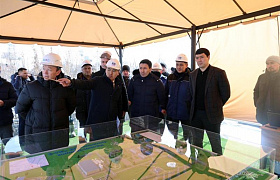Nurlan Zhakupov, Chairman of the Management Board of Samruk-Kazyna JSC, to Check the Progress of Construction of the Almaty CHP