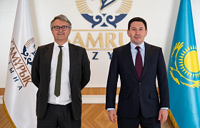 The management of Samruk-Kazyna and U.S.-based Ashmore Group discuss a new international clinic project in Almaty