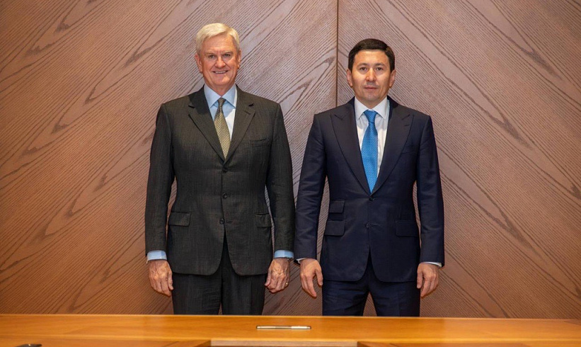 Samruk-Kazyna CEO Nurlan Zhakupov met with David Livingstone, Citi’s Chief Client Officer, on the sidelines of the Foreign Investors’ Council