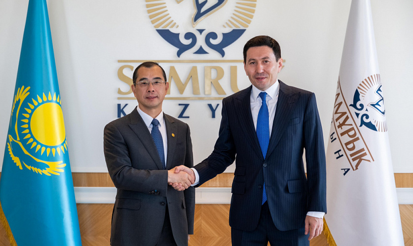 Chairman of the Management Board of Samruk-Kazyna JSC, Nurlan Zhakupov, met with the President of China Energy International Group Co., Ltd, Qiao Xubin
