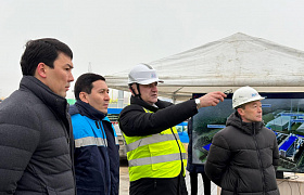 Председатель правления «Самрук-Қазына» Нурлан Жакупов проверил ход модернизации ТЭЦ-2 в Алматы