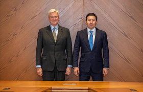 Samruk-Kazyna CEO Nurlan Zhakupov met with David Livingstone, Citi’s Chief Client Officer, on the sidelines of the Foreign Investors’ Council