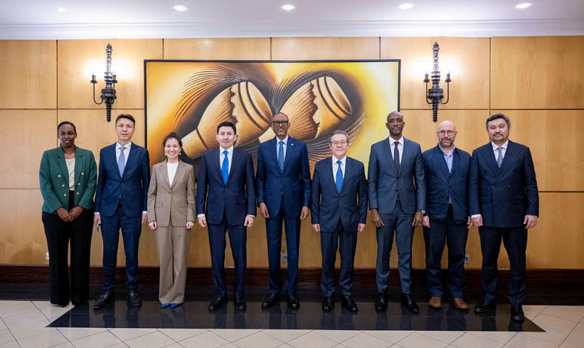 Президент Руанды Поль Кагаме принял казахстанскую делегацию во главе с председателем правления «Самрук-Қазына»