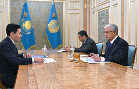 Президент «Самұрық-Қазына» акционерлік қоғамының басқарма төрағасы Нұрлан Жақыповты қабылдады