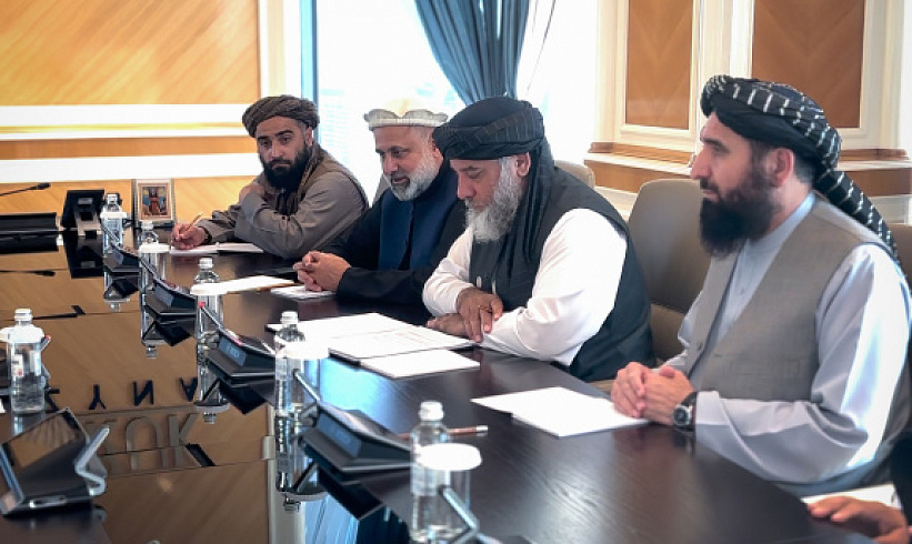 The Chairman of the Management Board of Samruk-Kazyna JSCNurlan Zhakupov met with Acting Minister of Trade and Industryof Afghanistan Nooruddin Azizi