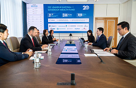 «Самұрық-Қазына» басшысы Нұрлан Жақыпов Citi компаниясының Таяу Шығыс және Африка өңірі бойынша кластер және банк бизнесінің басшысы Кәрім Таннирмен кездесті