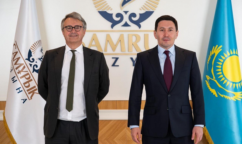 The management of Samruk-Kazyna and U.S.-based Ashmore Group discuss a new international clinic project in Almaty