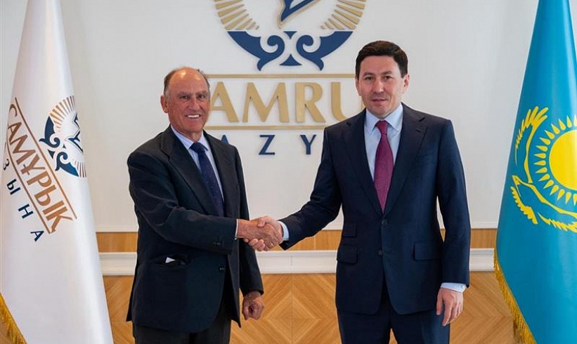 Nurlan Zhakupov, Head of Samruk-Kazyna, met with Juan Lladó Arburua, Executive Chairman of the Board of Directors of Tecnicas Reunidas