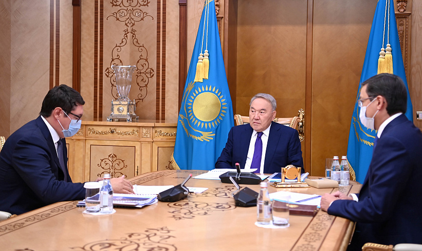 Nursultan Nazarbayev received the CEO of “Samruk-Kazyna” JSC Almassadam Satkaliyev