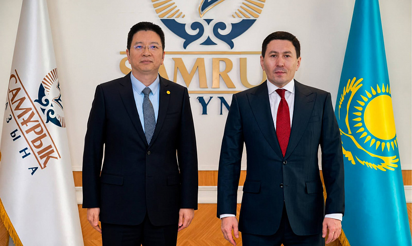 Глава фонда Нурлан Жакупов встретился с председателем совета директоров Energy China Overseas Investment Лин Сяоданем