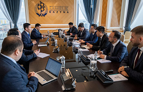 Глава «Самрук-Қазына» Нурлан Жакупов провел встречу с гендиректором Huawei Technologies Kazakhstan Сун Ясюй