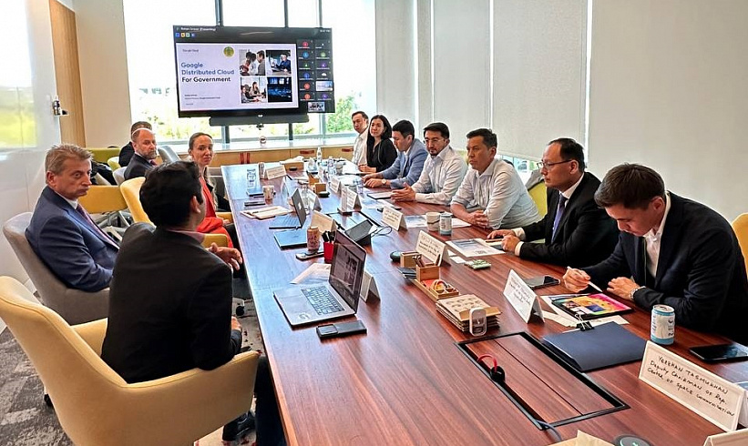 The Kazakh Delegation Consisting of Samruk-Kazyna JSC and the Ministry of Digital Development, Innovations and Aerospace Industry of the Republic of Kazakhstan to Meet with Partners from Google Cloud