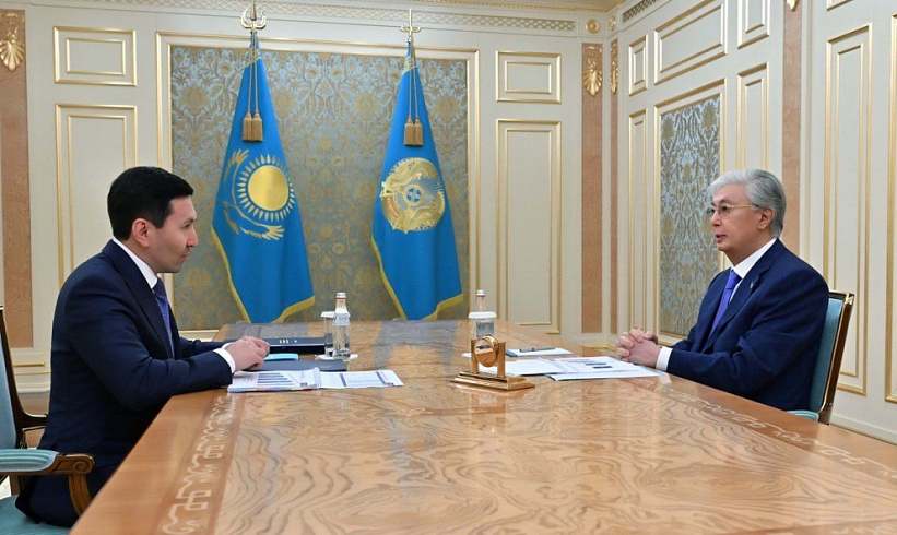 Президент Касым-Жомарт Токаев принял председателя правления АО «Самрук-Қазына» Нурлана Жакупова