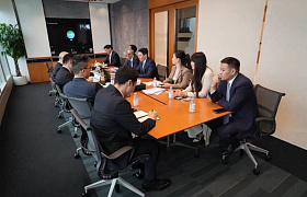Nurlan Zhakupov met with Jeff Li, Chief Investment Officer for Global Equity at E Fund Management