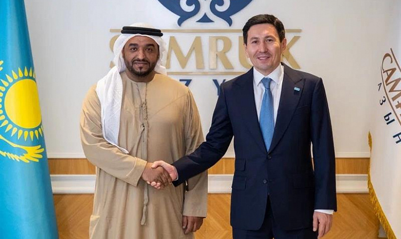 Глава фонда «Самрук-Қазына» Нурлан Жакупов встретился с руководством Abu Dhabi Ports Group