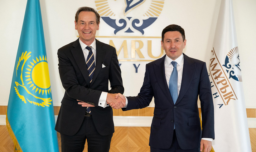 Nurlan Zhakupov, the Head of Samruk-Kazyna JSC, met with Patrick Warnking, Google Vice President for Central and Eastern Europe