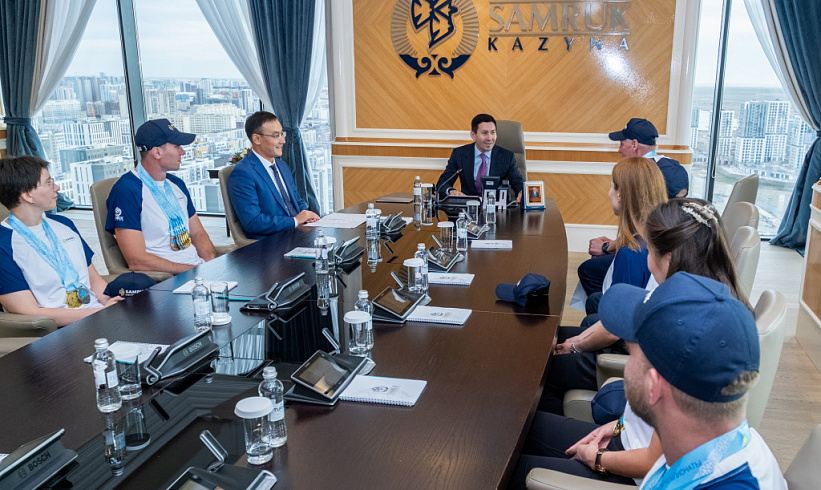 Қор басшысы Нұрлан Жақыпов «Samruk Swim Team» құрамасын жүзуден турнирде жүлделі орын алуымен құттықтады