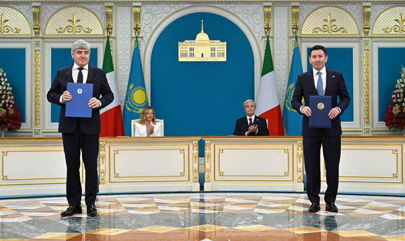 Samruk-Kazyna JSC to Have Signed Two Documents with Leading Italian Companies