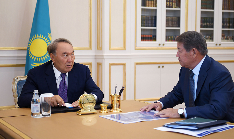 Meeting with Akhmetzhan Yesimov, Chairman of the Board of Samruk Kazyna JSC