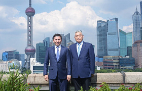 Нурлан Жакупов встретился с президентом Shanghai Pudong Development Bank Се Вэем