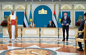 During the visit of the Crown Prince of Abu Dhabi to Kazakhstan, Samruk-Kazyna JSC signed a number of documents in Akorda.