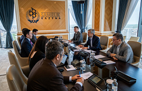 Глава «Самрук-Қазына» Нурлан Жакупов встретился с Председателем Президиума НПП «Атамекен» Раимбеком Баталовым