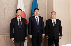 Chairman of the Management Board of Samruk-Kazyna JSC Met with the Management of JOGMEC