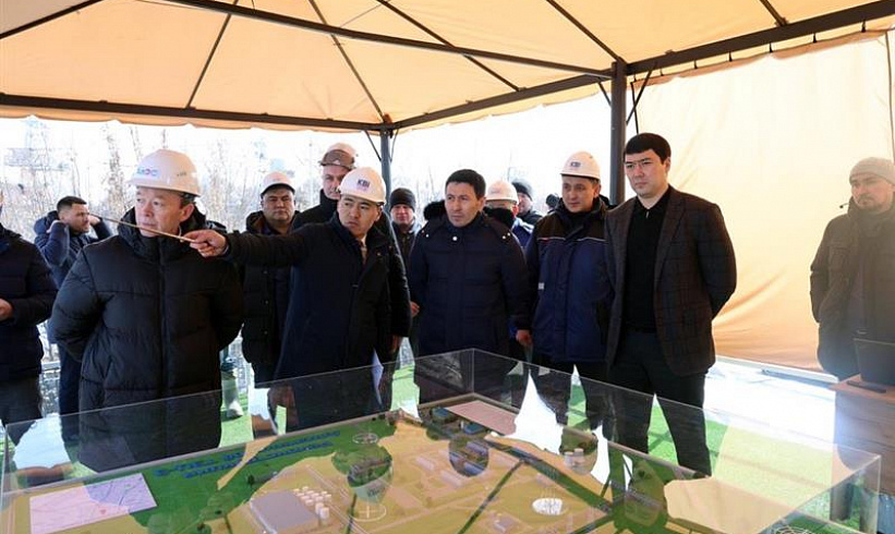 Nurlan Zhakupov, Chairman of the Management Board of Samruk-Kazyna JSC, to Check the Progress of Construction of the Almaty CHP